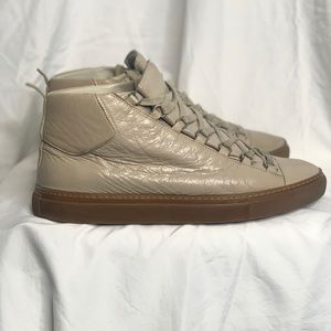 Balenciaga | Shoes | Balenciaga Arena Tan Gum Bottom 44 | Poshmark